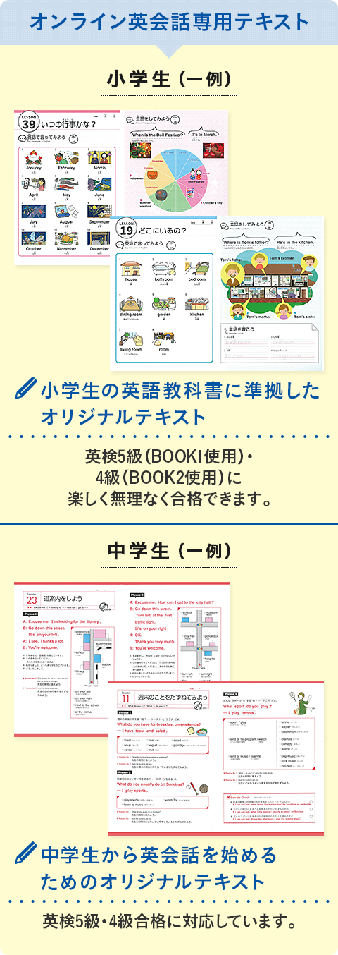 オンライン英会話専用テキスト