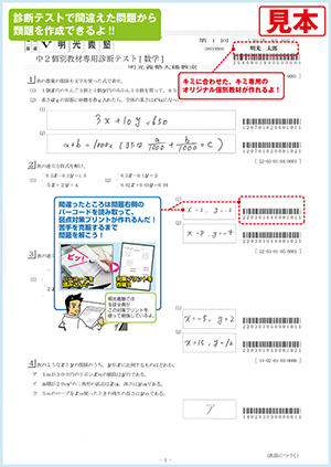 個別教材見本例